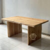 Meja Kayu Jati Solid Join Slab 3 Lembar