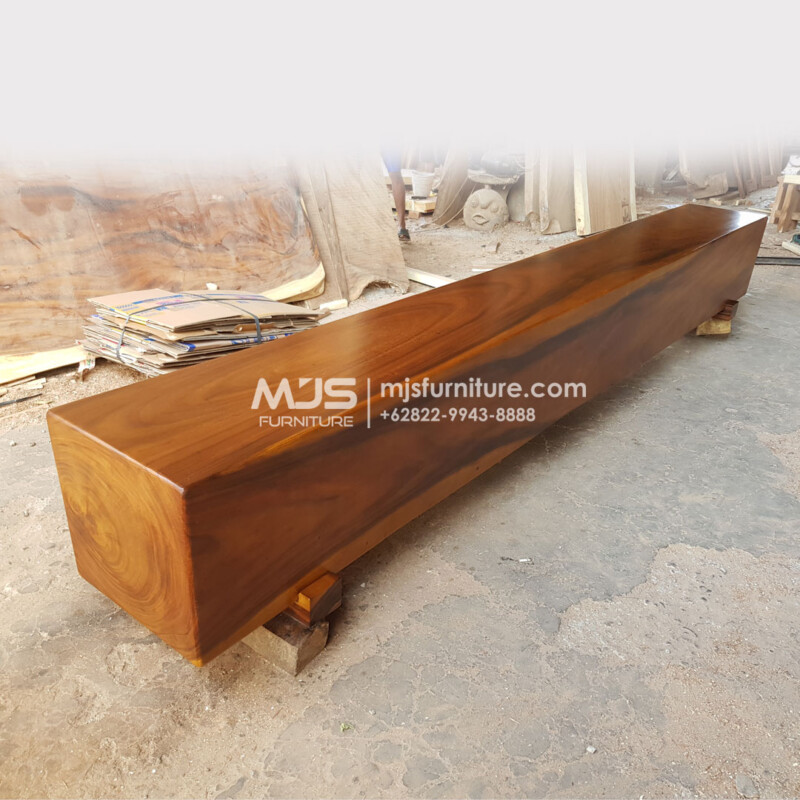 bangku balok kayu solid trembesi 3m