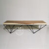 bangku bench kayu solid trembesi industrial