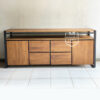 cabinet TV Industrial Jati Rustic