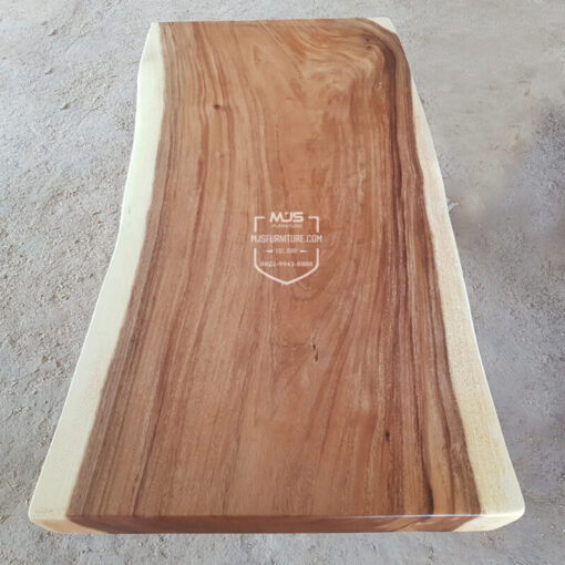 top table papan kayu trembesi suar