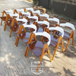kursi cafe jati minimalis modern