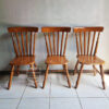 kursi cafe vintage minimalis kayu jati