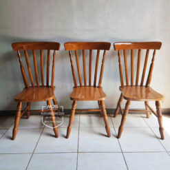 kursi cafe vintage minimalis kayu jati