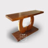 meja console minimalis kayu trembesi bulan