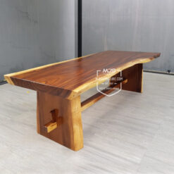 meja kayu trembesi minimalis model original