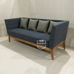 sofa modern longo minimalis kayu jati jepara