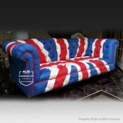 sofa motif bendera inggris