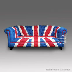sofa motif bendera inggris