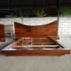 Tempat tidur dipan kayu tebal trembesi solid