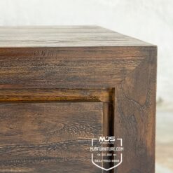 detail nakas minimalis rustik antik