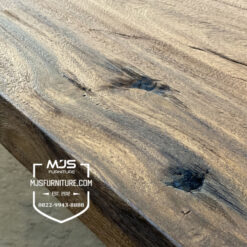 Papan kayu table top rustic antik trembesi