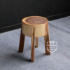 kursi stool trembesi solid