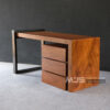 meja kerja kantor kayu solid industrial