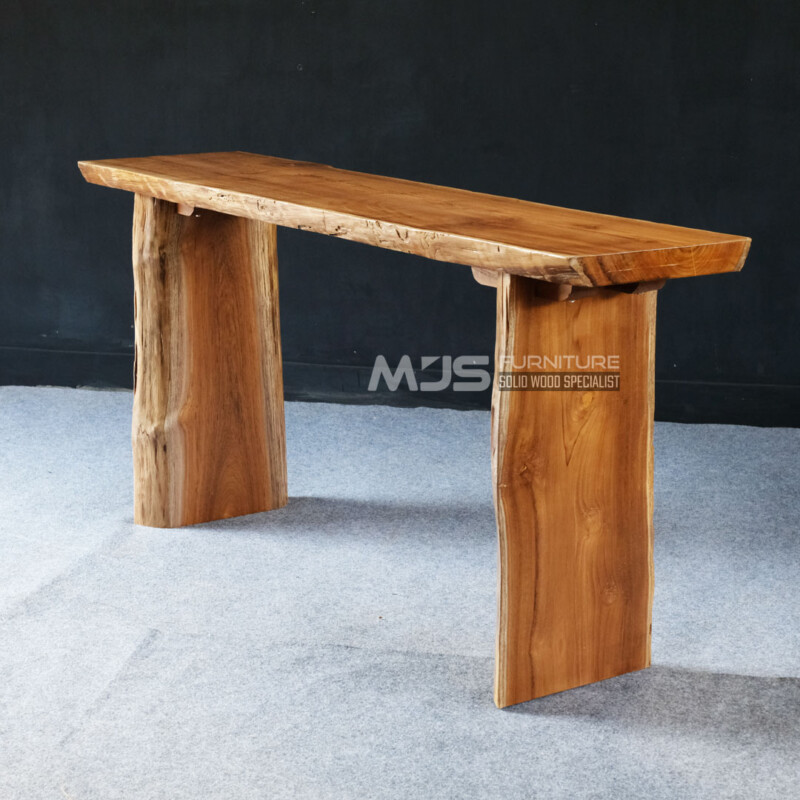meja console jati solid antik