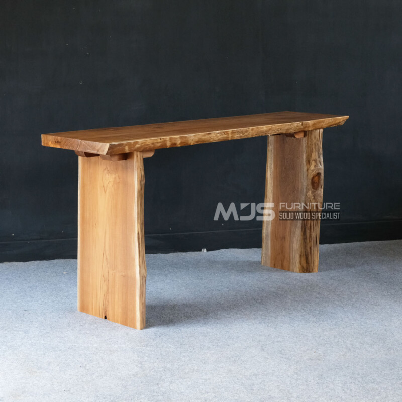 meja console kayu jati antik solid