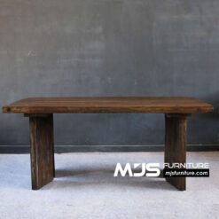 meja trembesi rustic antik jepara
