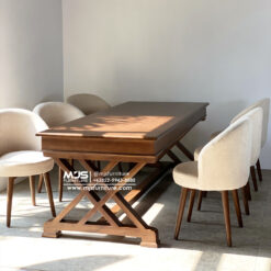 meja jati classic modern