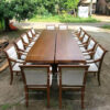 meja meeting conference table besar dan panjang kayu solid