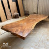 papan meja kayu besar trembesi suar