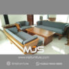 kursi tamu kayu solid trembesi