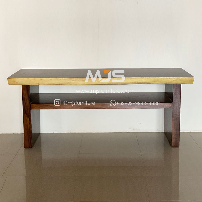 meja konsul dinding meja hias kayu trembesi