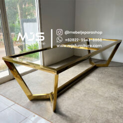 kaki meja stainless emas