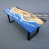 meja resin model motif pantai