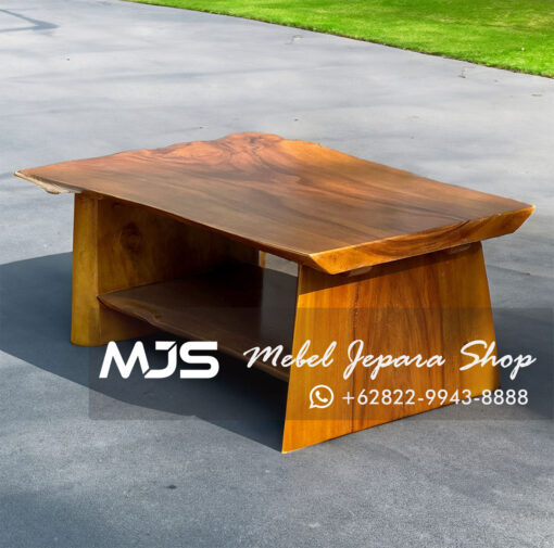 natural solid wood coffee table