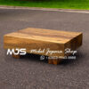 solid wood coffee table log