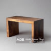 solid siar wppd side table