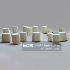 solid wood stool log