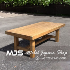 solid teak wood outdoor table