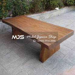 meja tamu coffee table meja pendek kayu solid trembesi