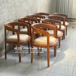 Kursi makan minimalis jati asli Jepara