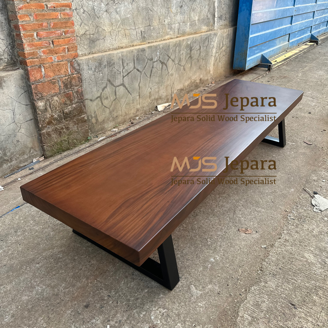 Coffee table kayu solid minimalis modern