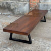 Meja tamu kayu solid trembesi modern