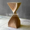 meja stool twister kayu solid Jepara