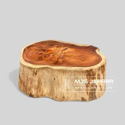 coffee table meja potongan kayu solid