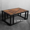coffee table potongan kayu