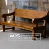 Bangku Taman Kayu Solid Trembesi