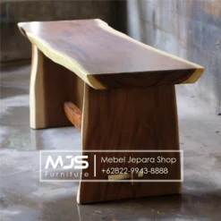 Meja Makan Simple Mini Kayu Solid Trembesi