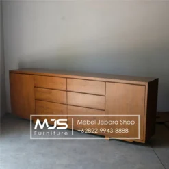 cabinet laci kayu jati elegan