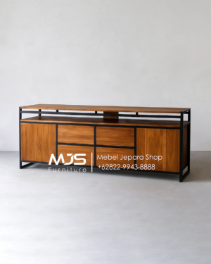 Meja TV Frame Besi