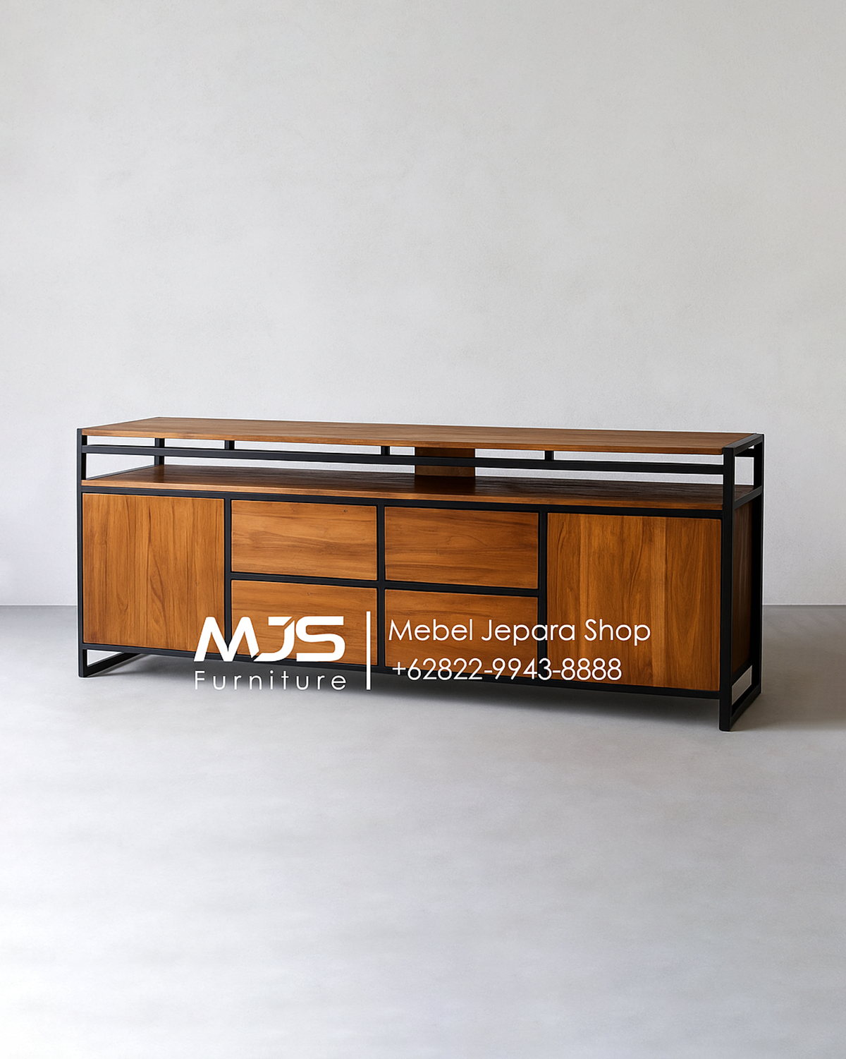 Meja TV Frame Besi