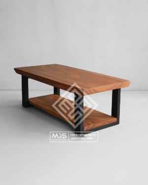 Coffee Table Kayu Solid Trembesi Minimalis