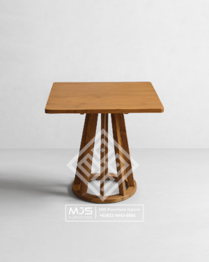 Meja Cafe Jati Design Minimalis