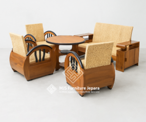 Kursi Tamu Jati model Jengki