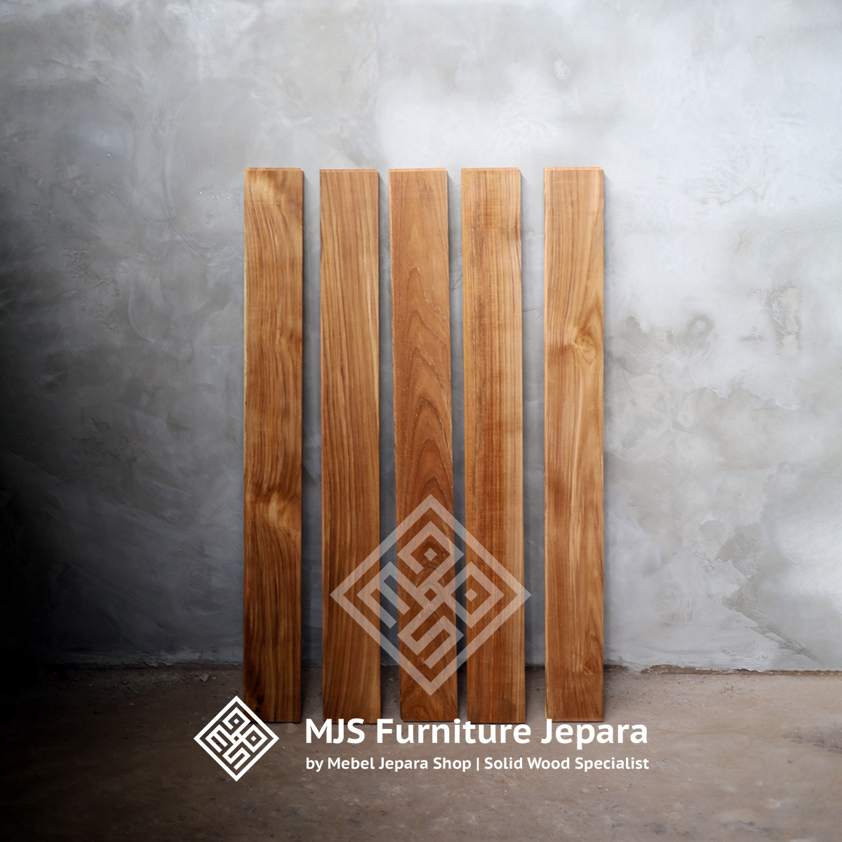 Papan Flooring Kayu Jati