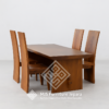 Set Meja Makan Kedai Kayu Trembesi